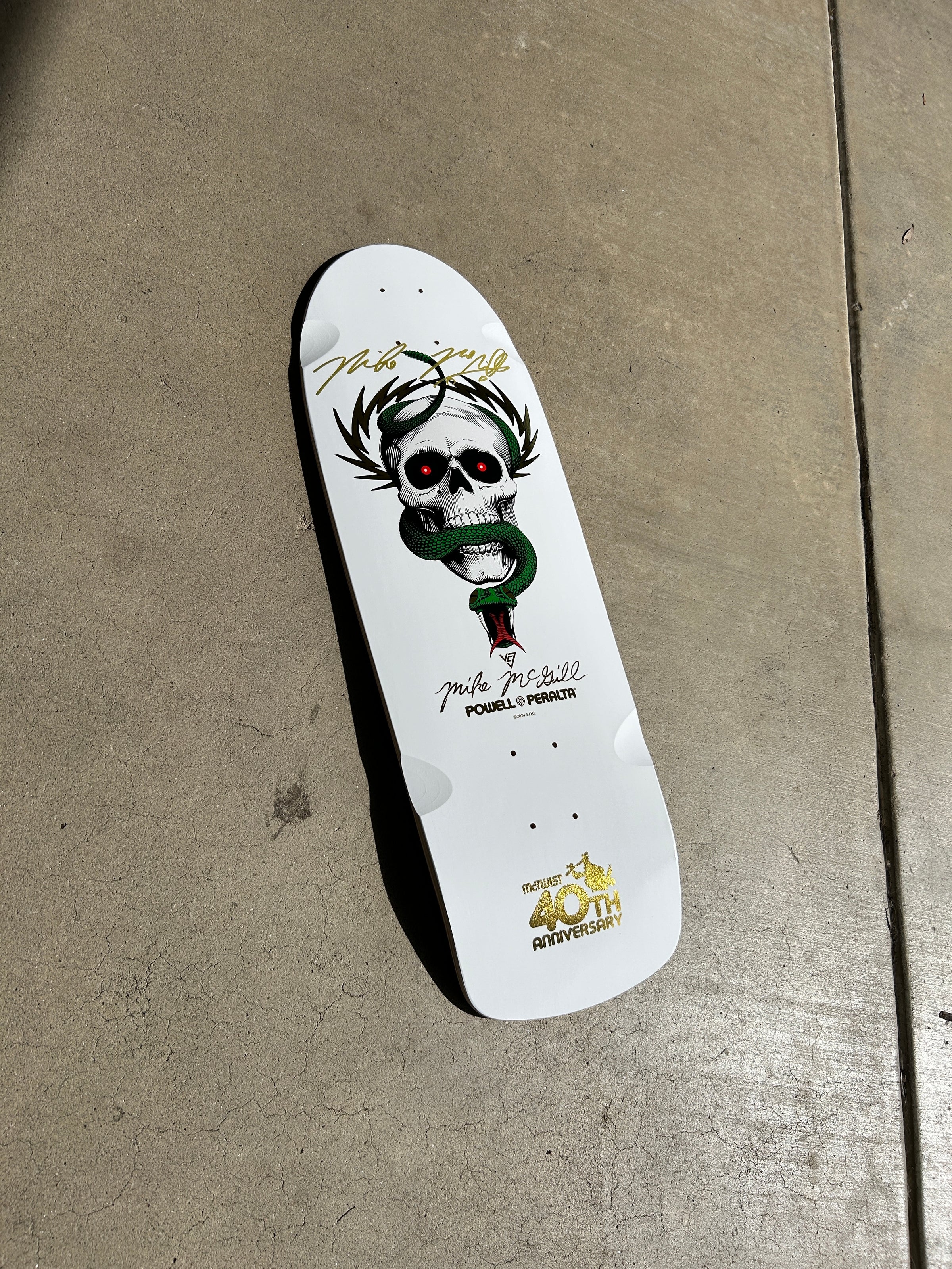 スケートボード Powell Mike McGill 40th Anniversary POWELL PERALTA MIKE MCGILL 40th ANNIVERSARY SKATEBOARD DECK