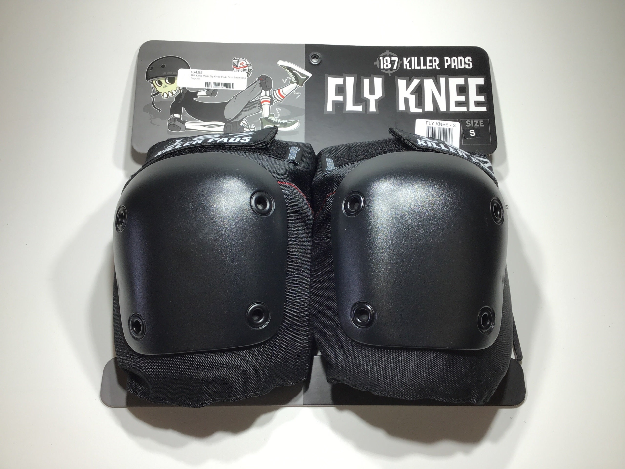 187 Killer Pads Fly Knee Pads Size Small (Black)