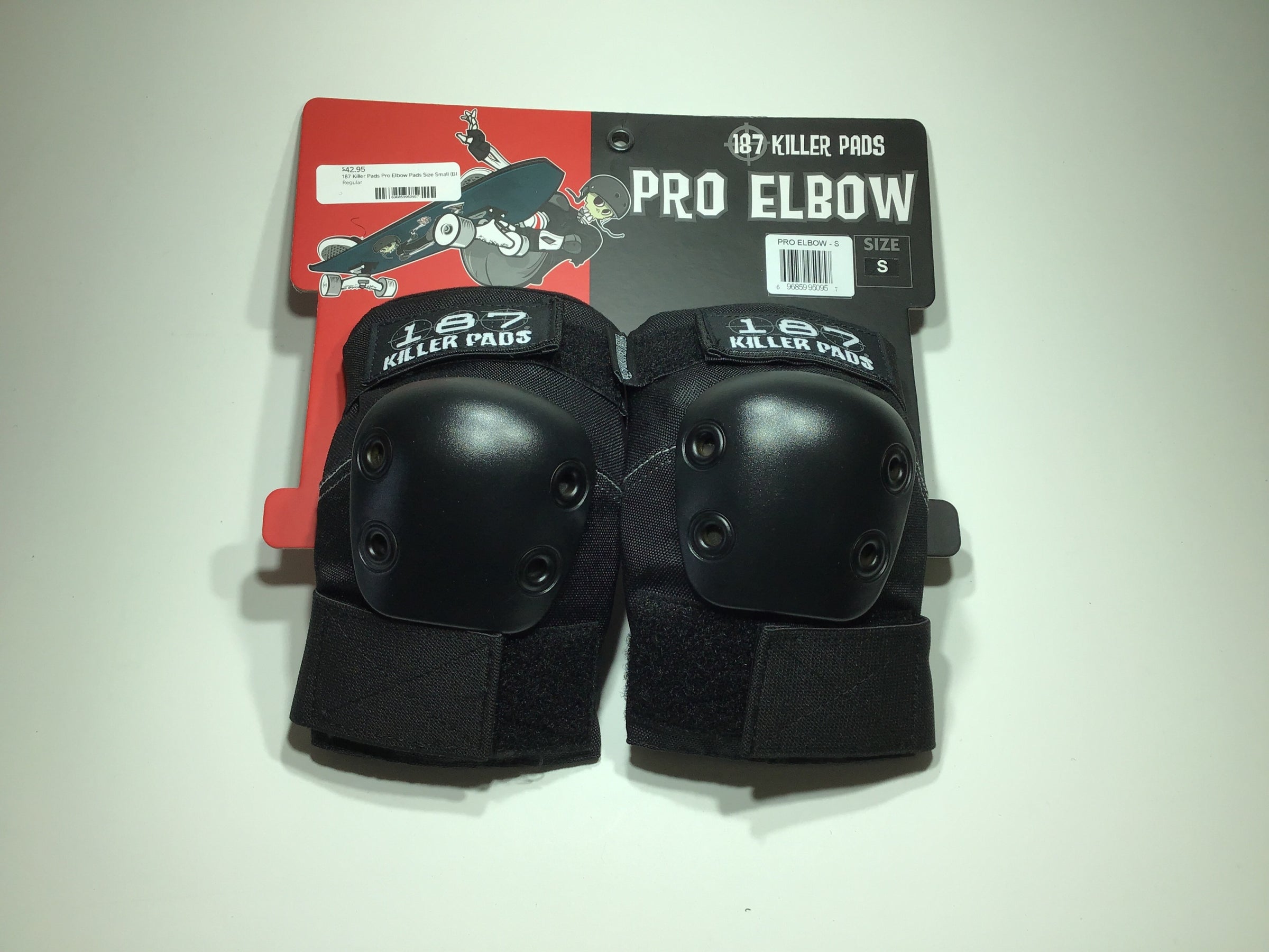 187 Killer Pads Pro Elbow Pads Size Small (Black)